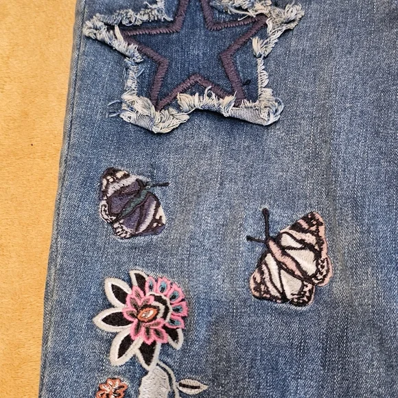 For the Republic Denim patches straight skinny leg size 8/28 ✨️Pre-owned - Picture 3 of 10